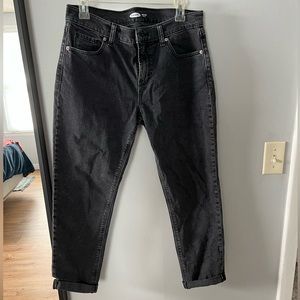 Old navy boyfriend mid-rise black jeans